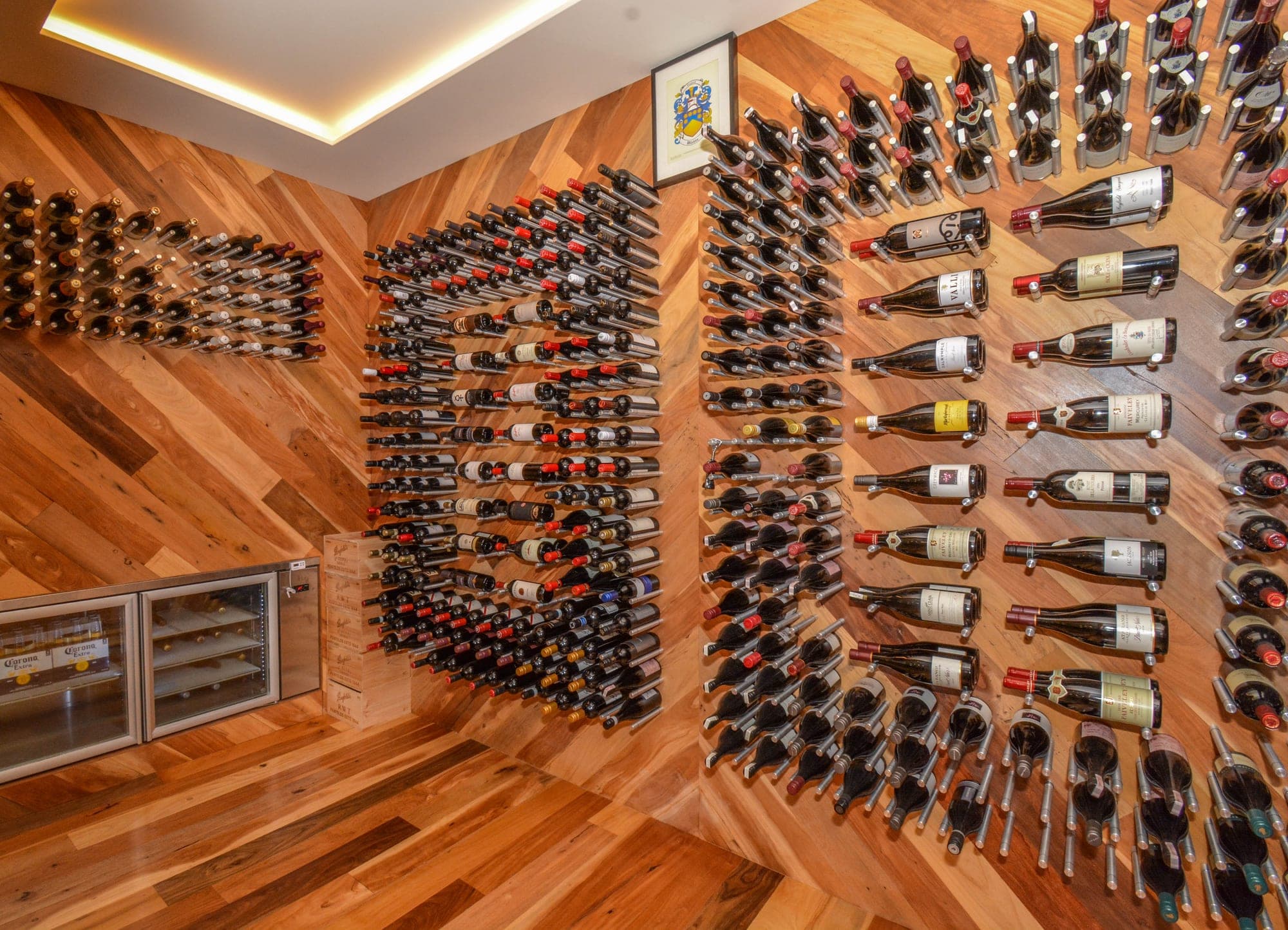Custom wine cellar